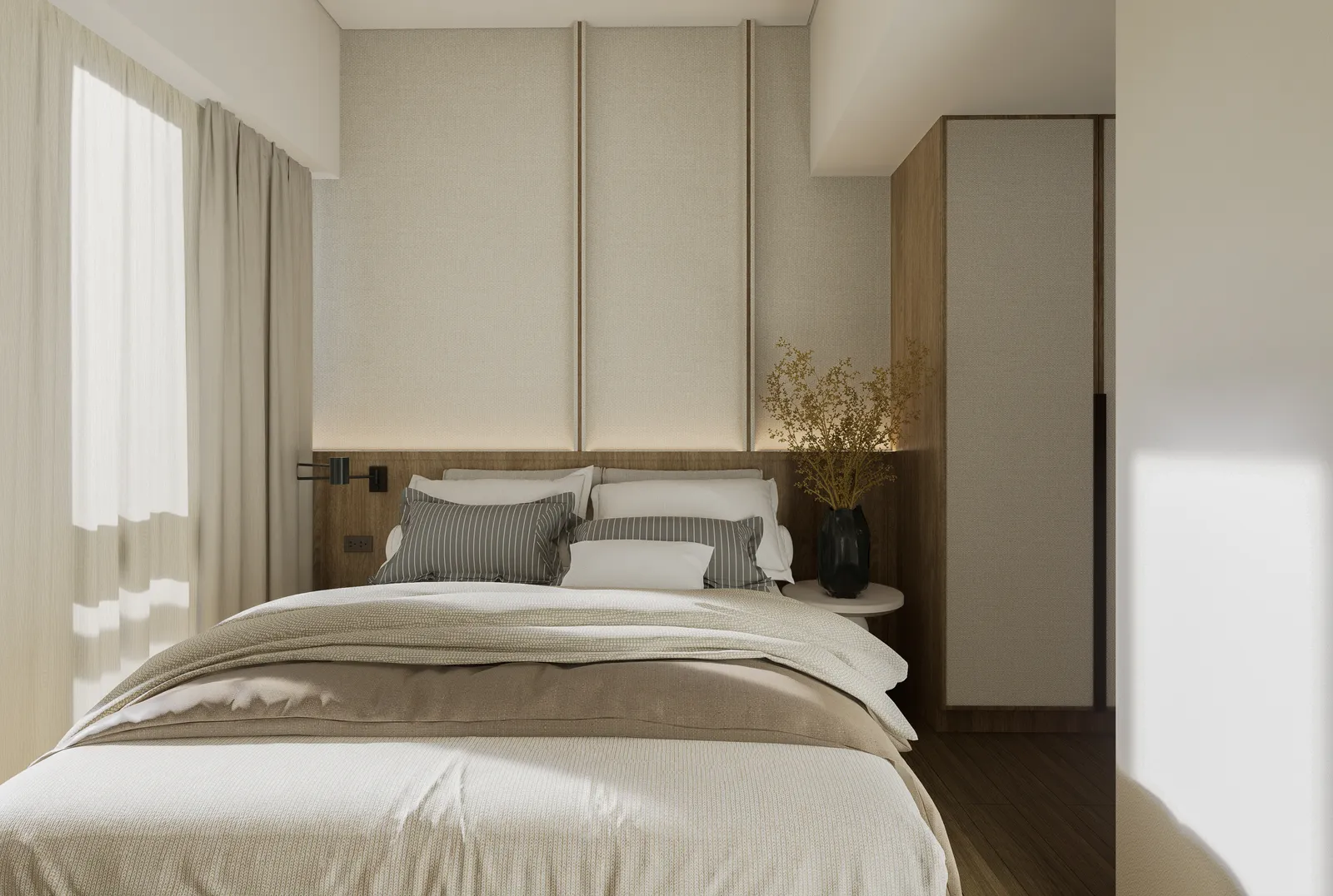 2 Bedroom architectural perspective — 2 BR Unit - View 13