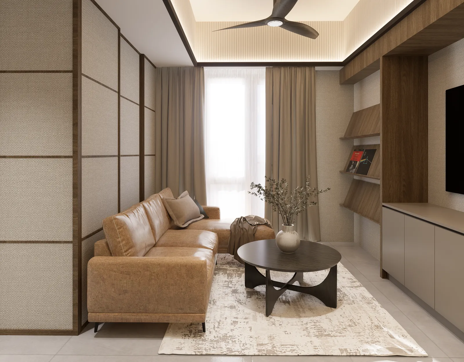3 Bedroom architectural perspective — 3 BR Unit - View 04