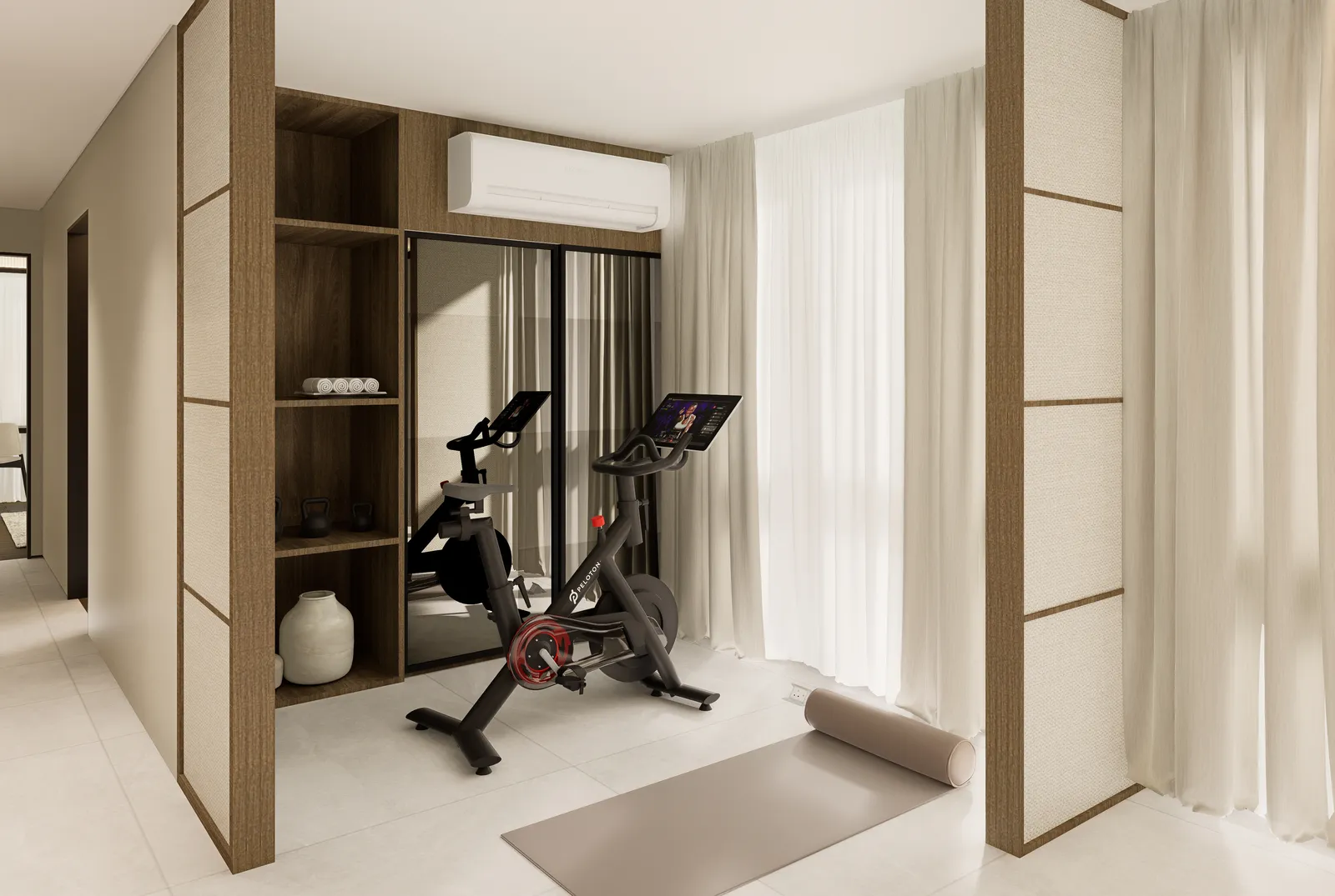 3 Bedroom architectural perspective — 3 BR Unit - View 06