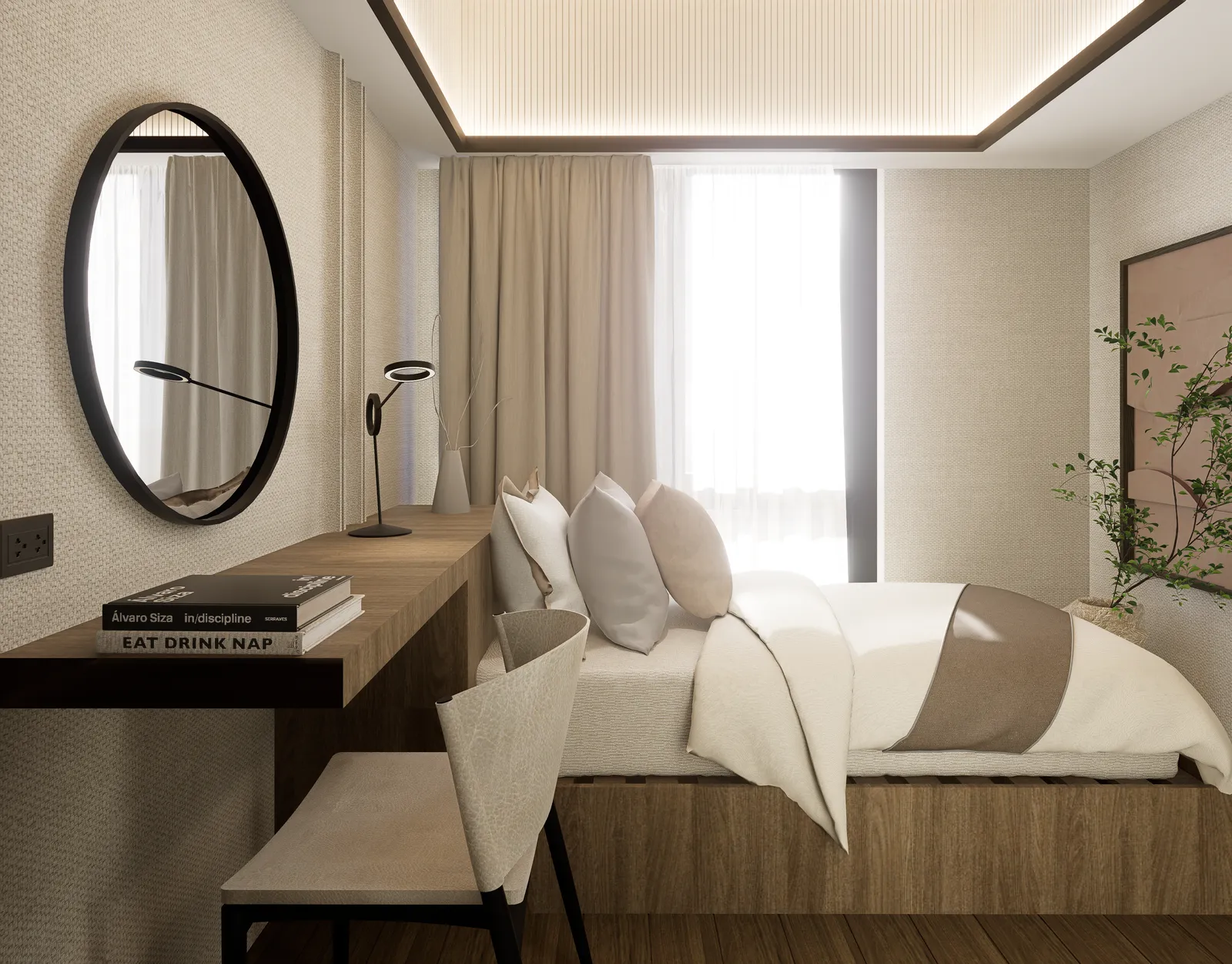 3 Bedroom architectural perspective — 3 BR Unit - View 07