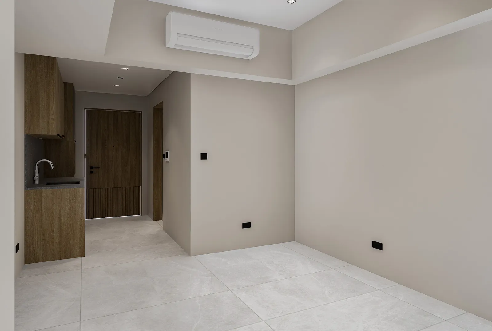 Studio architectural perspective — Studio Bare Unit - 02