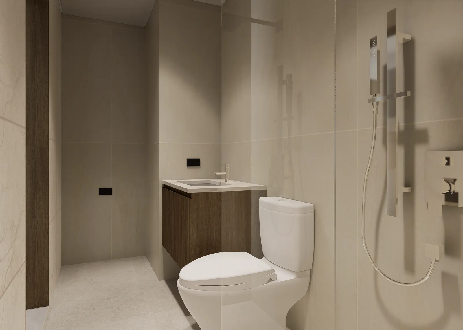 Studio architectural perspective — Studio Bare Unit - 07