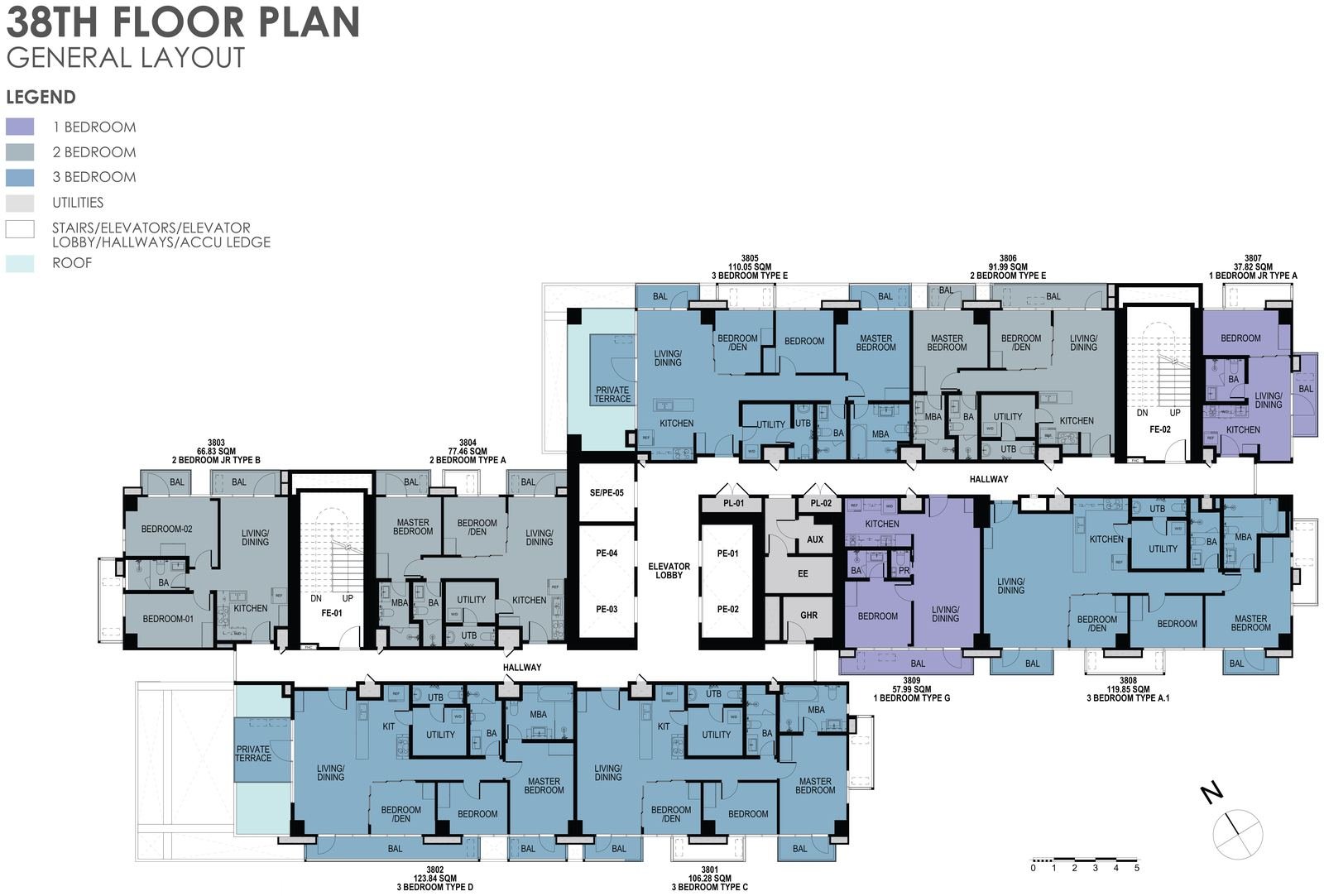 38th Floor general layout plan