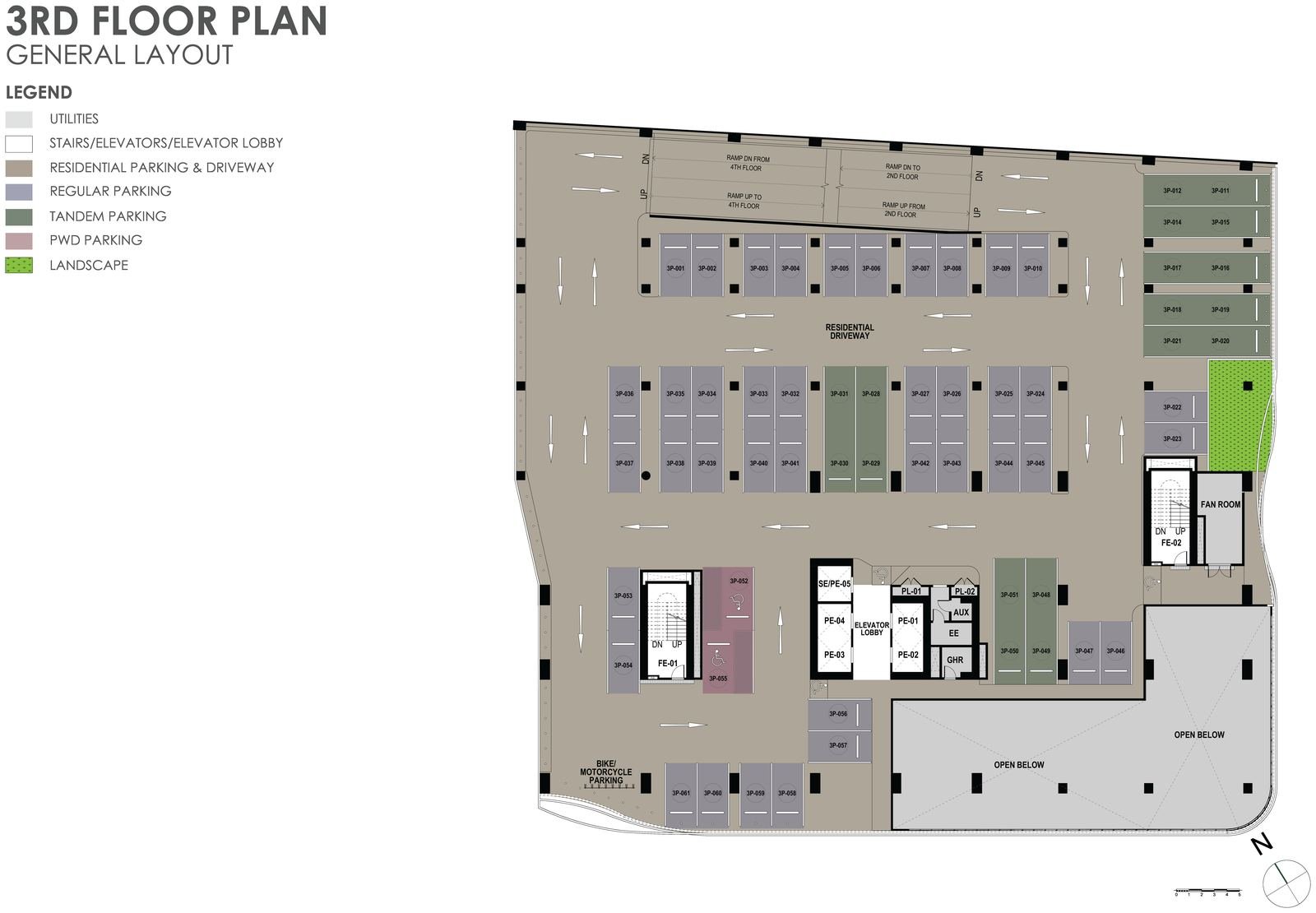 3rd Floor general layout plan