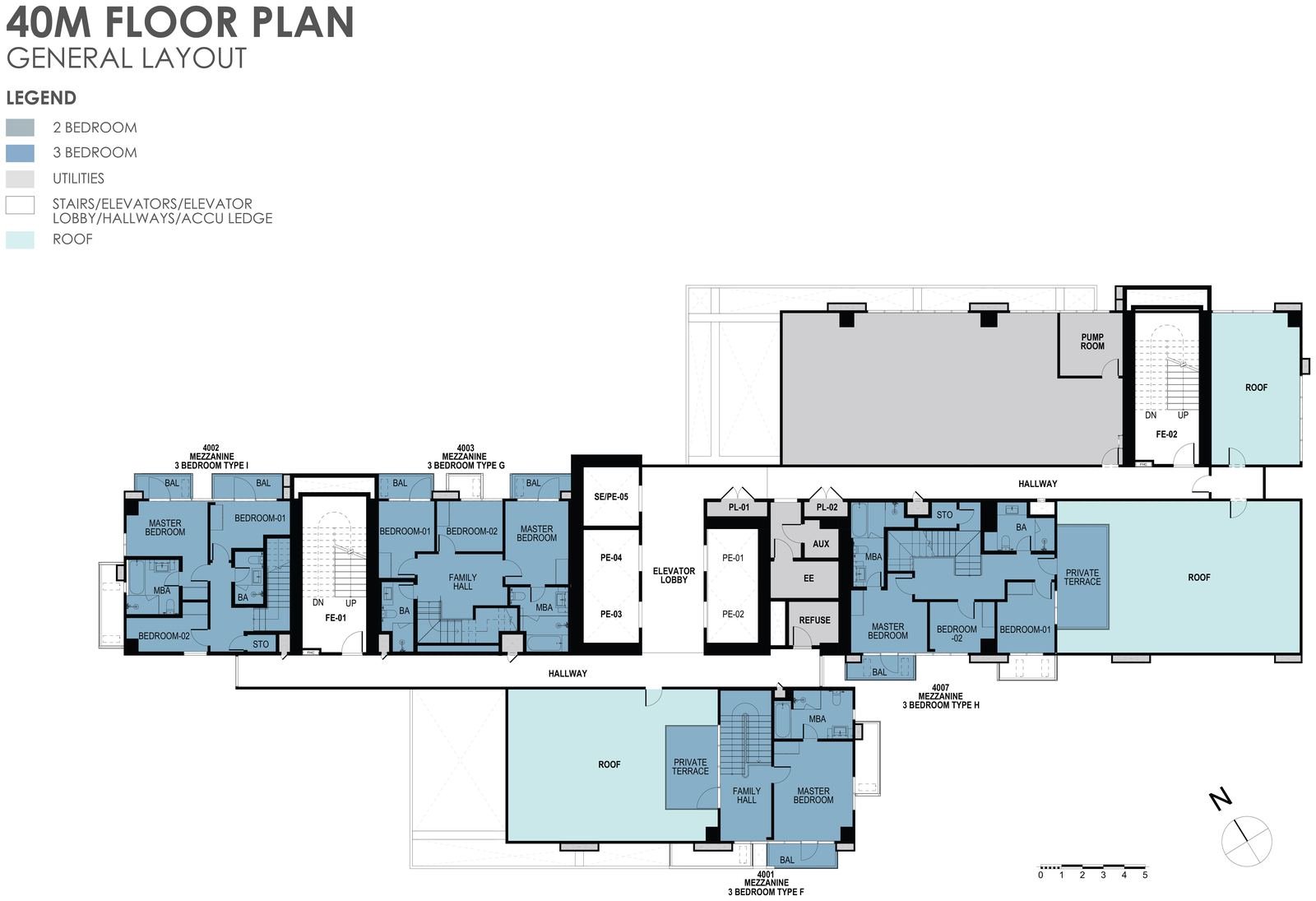 40M Floor general layout plan