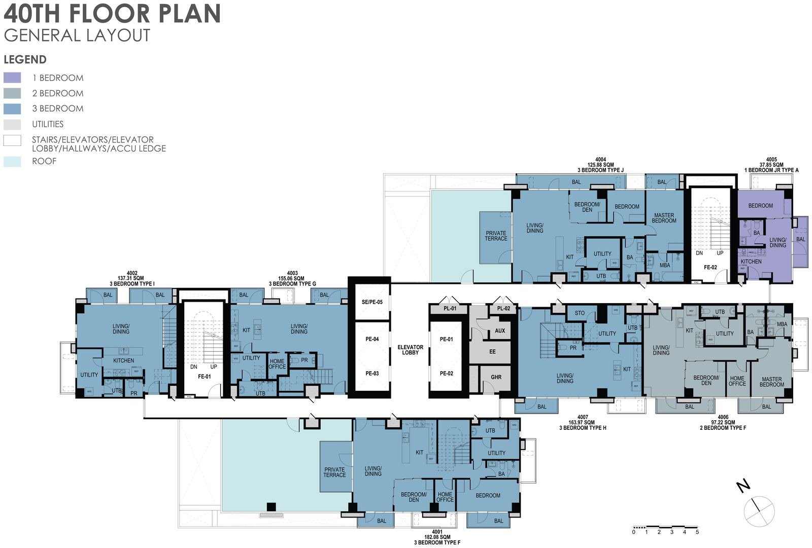 40th Floor general layout plan