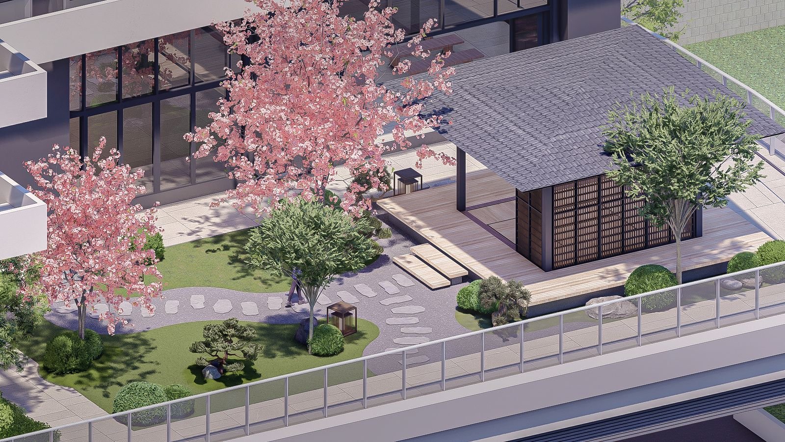 Japanese Garden — architect's perspective
