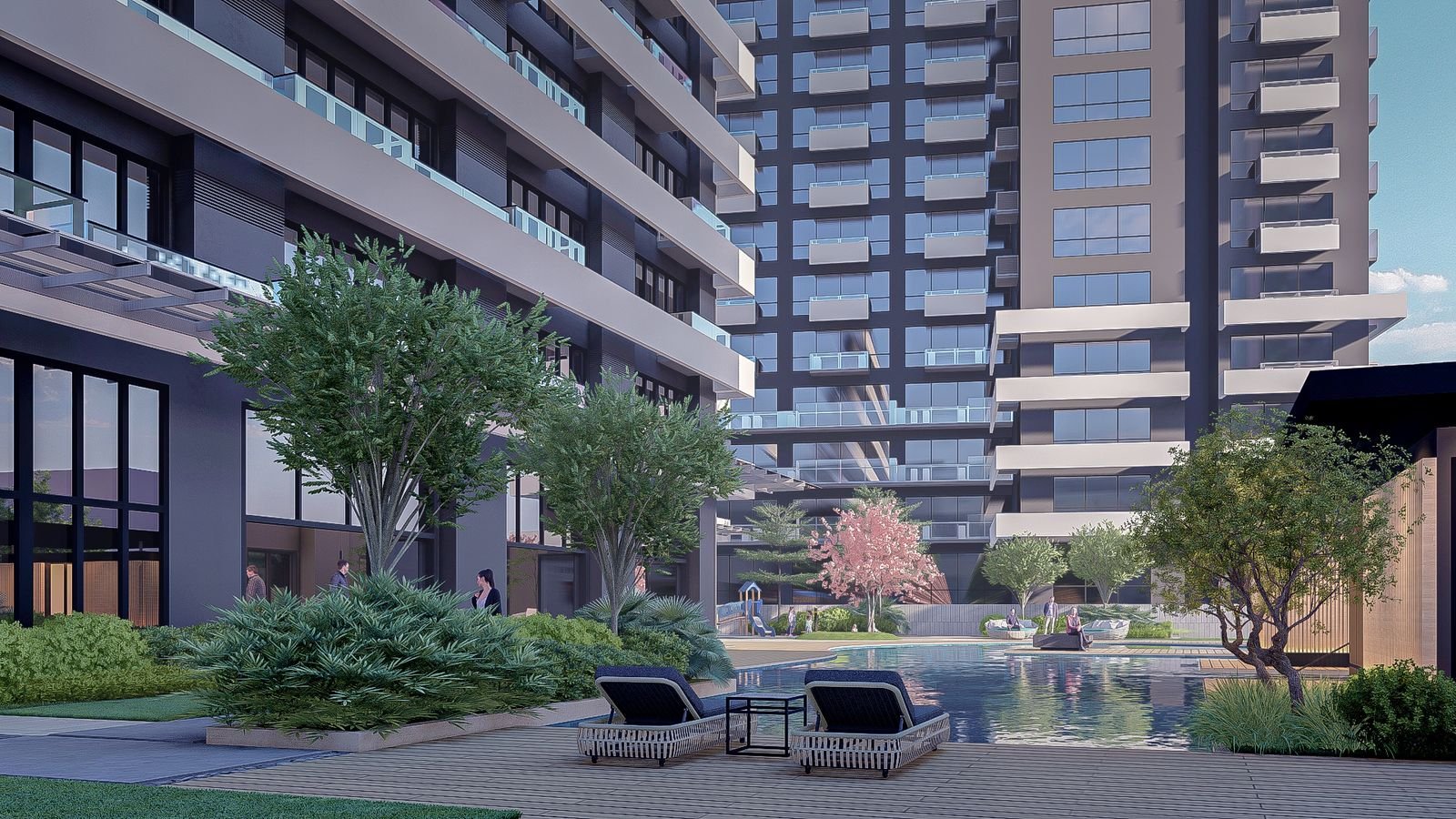 Pool Deck — architect's perspective